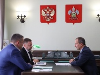 Бурлачко и Куприн обсудили стратегические задачи Брюховецкого района